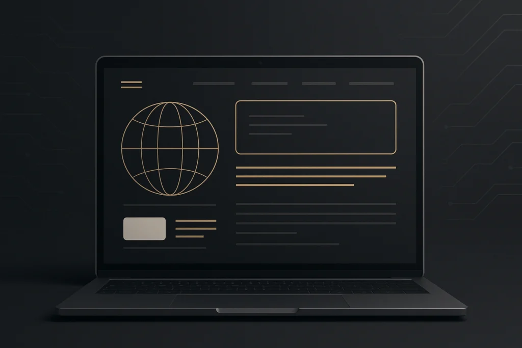 alt="בניית אתרים מקצועית – עיצוב דיגיטלי מודרני ואלגנטי המשקף אתר מתקדם עם ממשק משתמש נקי וטכנולוגיה חדשנית"